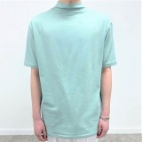 미니멀 하프넥 티셔츠 (4color)